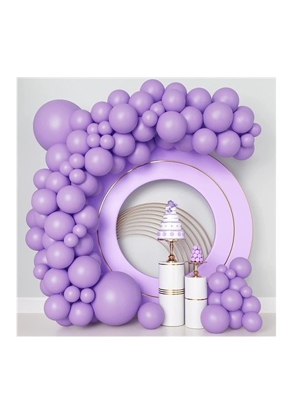 Lila Lateks Balon - 100’LÜ Paket (Iç & Dış Mekan Uyumlu) fiyatları