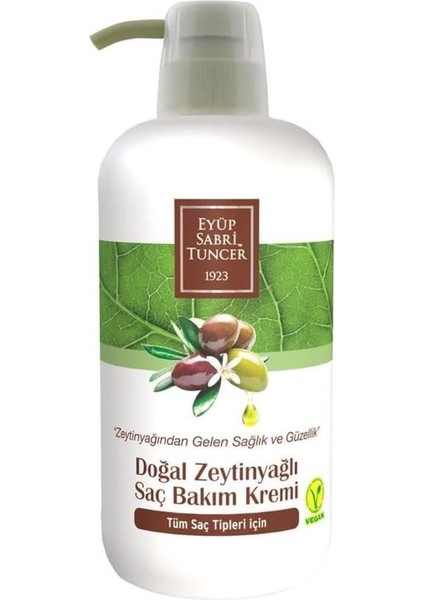 Doğal Zeytinyağlı Saç Kremi (600 ml)