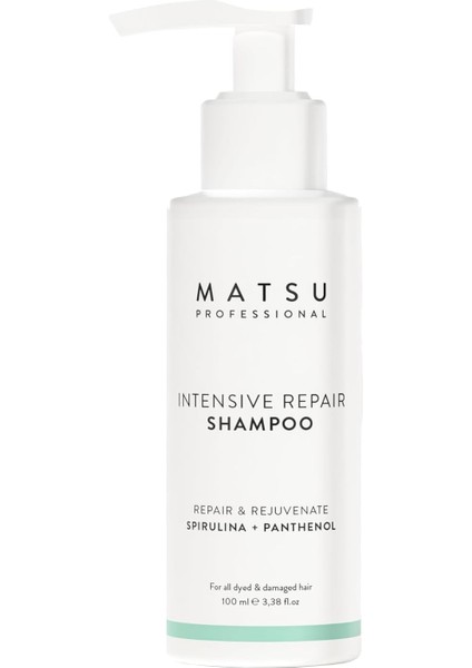 Intensive Repair, Yıpranmış Saçlar İçin Bakım Şampuanı, Seyahat Boy, 100 ml