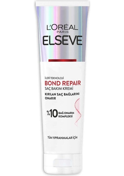 Elseve Bond Repair Tüm Yıpranmalar İçin Saç Bağlarını Bakım Kremi (150 ml)