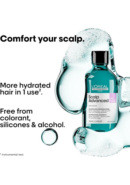 Paris Serie Expert Scalp Advanced Hassas Saç Derisi İçin Profesyonel Şampuan 500 ml