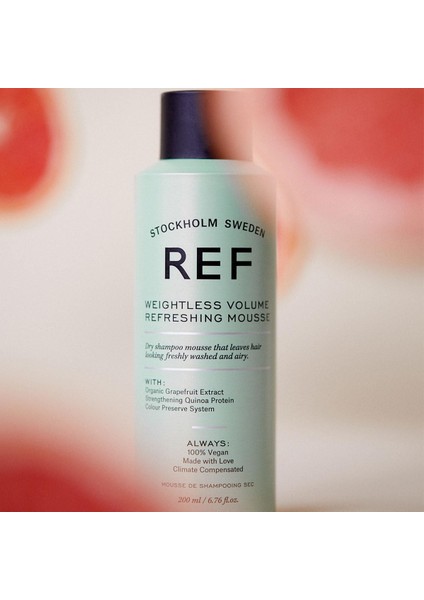 -Ref Weıghtless Volume Refreshıng Mousse 200 ml Köpük Kuru Şampuan
