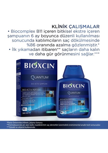 Quantum Bio-Activ Yağlı Saçlar İçin Şampuan (1 x 300 ml) fırsatları