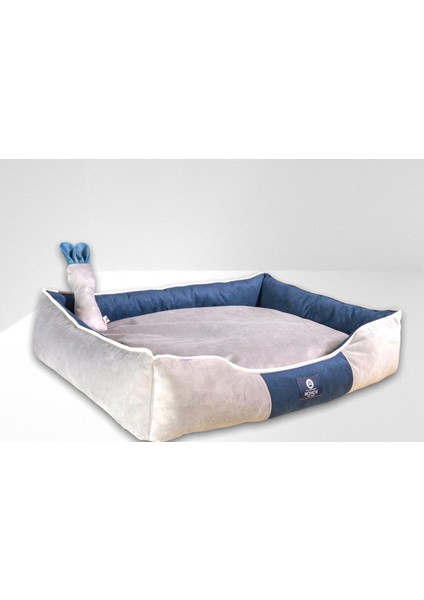 Premium Soft Seri Çift Renk Iç Mekan Fermuarlı Yıkanabilir Kedi ve Köpek Yatağı Small