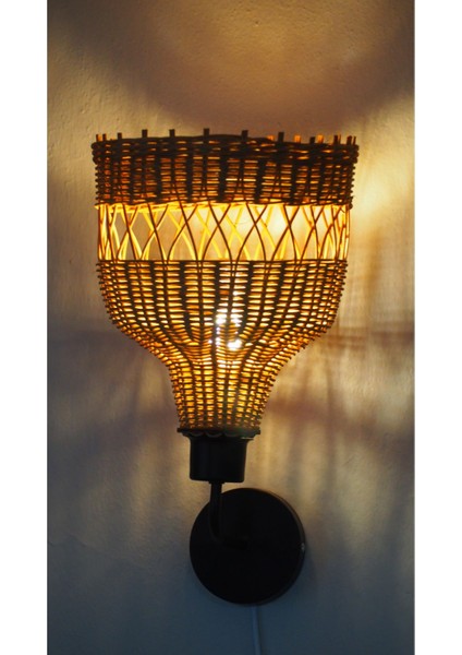 Bistro Model Rattan Duvar Lambası | Doğal ve Mütevazı Tasarım modelleri