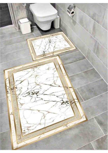 Dijital Baskılı 2 Li Dot Kaymaz Taban