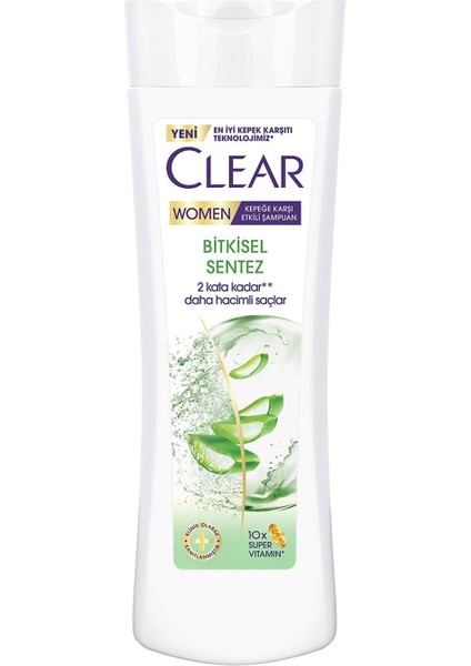 Women Şampuan Bitkisel Sentez Aloe Vera & Çay Ağacı Yağı 350 ml
