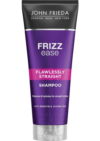 , Frizz Ease Flawlessly Straight Shampoo 250ML, 1190200, Tek Ebat,