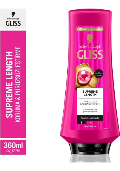 Schwarzkopf Supreme Length Saç Kremi 360 ml 1 Paket