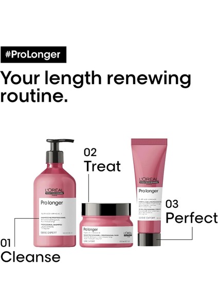 Paris Serie Expert Pro Longersaç Boylarının Görünümünü Yenileyici ve Yoğunlaştırıcı Durulanmayan Bakım 150 ml indirimleri
