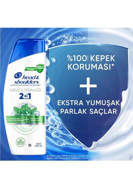 Mentol Ferahlığı 2'si 1 Arada Şampuan 300 ml