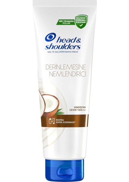 Derin Nemlendirici Hindistan Cevizi Yağlı Günlük Kullanım 275 ml Saç Kremi