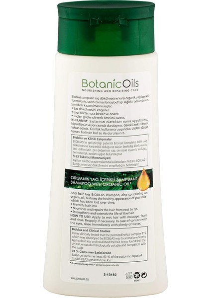 Bıoblas Botanic Oils Argan Yağlı Şampuan (360 Ml)