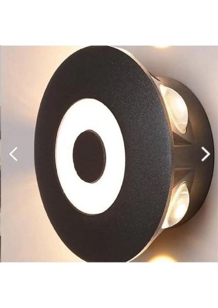 7W Sarı Dış Mekan LED Aplik, Enerji Tasarruflu ve Dayanıklı Metal Materyal modelleri