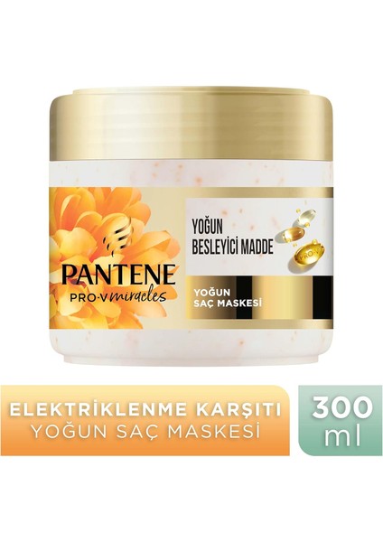 Pro-V Miracles Frizz No More Elektriklenme Karşıtı Maske Kuru ve Kıvırcık Saçlar İçin 300 ml