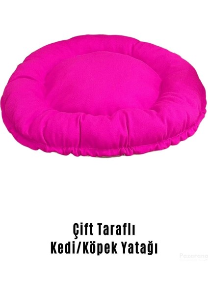 Yumuşak Pembe Konforlu Küçük Irk İçin Yatak, 50 cm