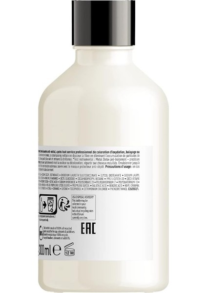 L'oreal Professıonnel Paris İşlem Görmüş ve Yıpranmış Saçlar İçin Metal Karşıtı Arındırıcı Metal Detox Şampuan 300 ml fiyatları
