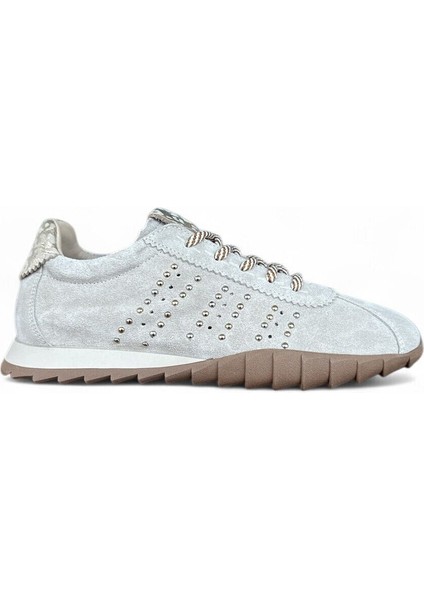 Loreva Açık Bej Süet Hakiki Deri Fashion Troklu Kadın Sneaker fiyatları