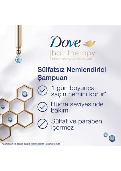 Hair Therapy Sülfatsız Saç Bakım Şampuanı Hydration Spa Nemlendirici 350 ml indirimleri