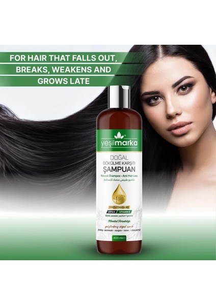 Doğal Şampuan, Besleyici, Kuru ve İnce Telli Saçlar, Doğal Yağlar ve Botanik Özler ile Aşılanmış 400 ml fırsatları