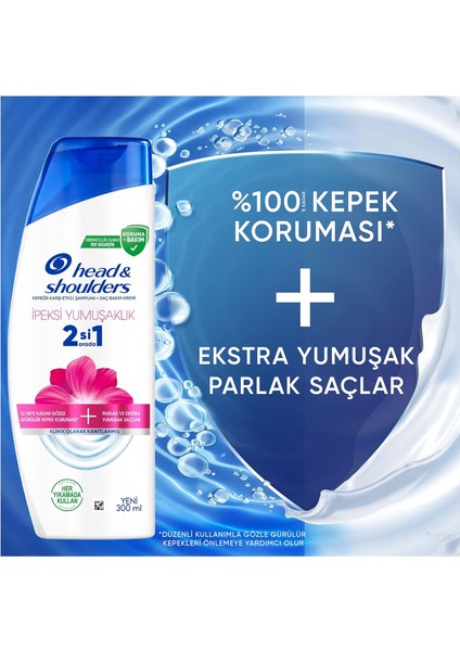 İpeksi Yumuşaklık 2'si 1 Arada Şampuan 300 ml