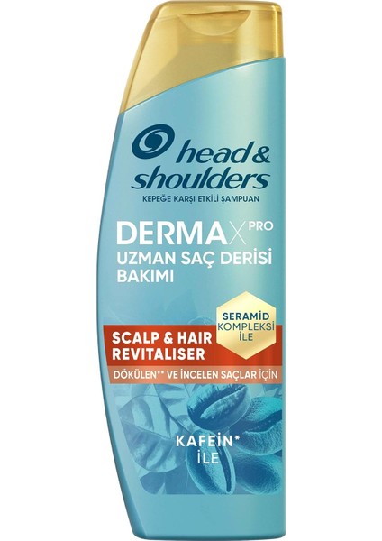 Dermaxpro Scalp & Hair Revitaliser Dökülme ve Şampuan Kafein ve Seramid ile 300ML
