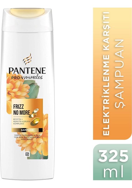 Pro-V Miracles Frizz No More Elektriklenme Karşıtı Şampuan Kuru ve Kıvırcık Saçlar İçin 325 ml