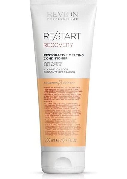 Revlon Professıonal Restart Recovery Melting Cond, 200 ml