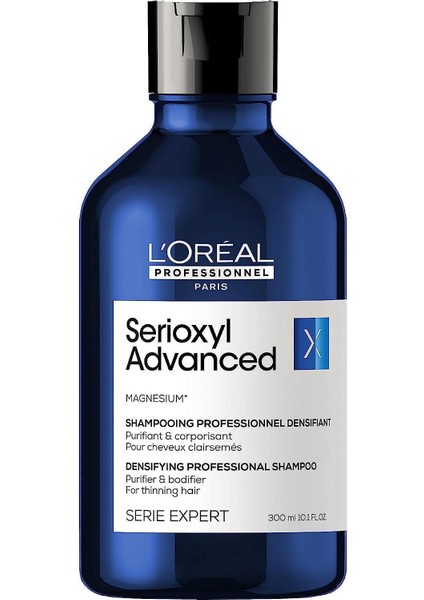 Paris Serie Expert Serioxyl Advanced İncelmiş Saç Telleri İçin Yoğunluk Kazandıran Şampuan 500 ml