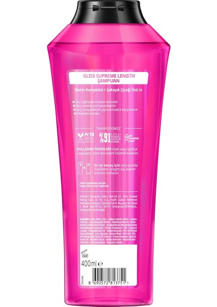 Supreme Length Şampuan 400ML