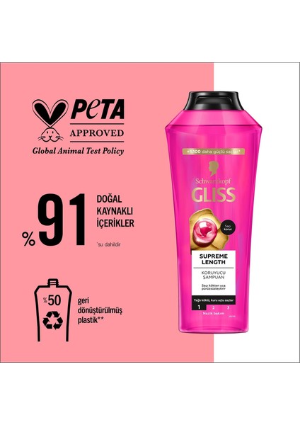 Supreme Length Şampuan 400ML