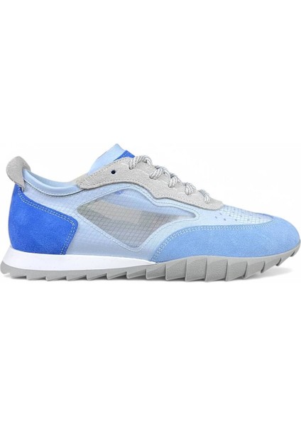 Trenox Mavi Multi Hakiki Deri Fashion Kadın Sneaker
