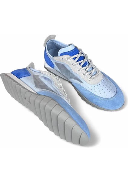 Trenox Mavi Multi Hakiki Deri Fashion Kadın Sneaker modelleri
