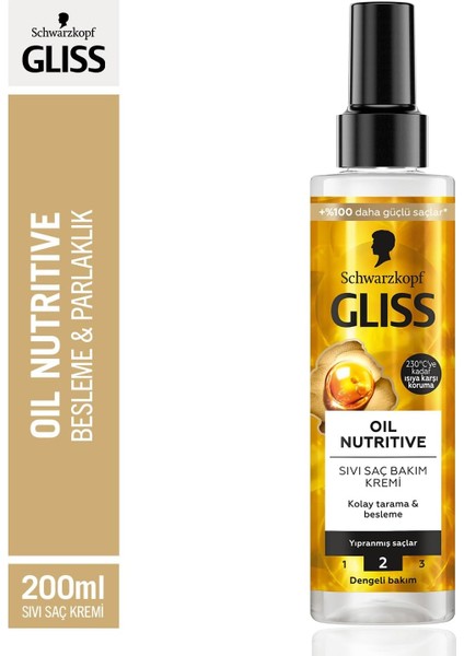 Oil Nutritive Sıvı Saç Bakım Kremi 200 ml fiyatları