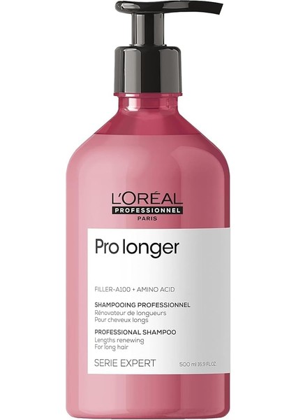 Paris Serie Expert Pro Longer Saç Uçlarının Görünümünü Yenileyici ve Yoğunlaştırıcı Şampuan 500 ml