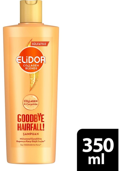 Collagen Blends Sülfatsız Saç Bakım Şampuanı Goodbye Hairfall 350 ml fiyatları