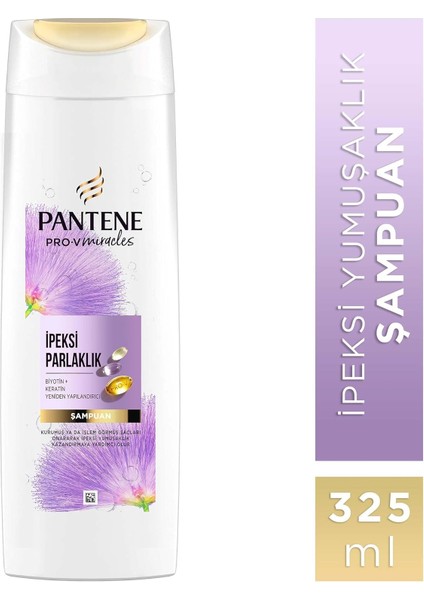 Pro-V Miracles Ipeksi Parlaklık Şampuan Işlem Görmüş Saçlar Için 325 ml