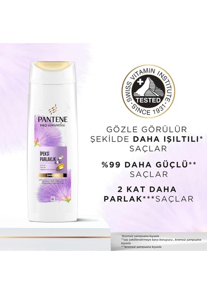 Pro-V Miracles Ipeksi Parlaklık Şampuan Işlem Görmüş Saçlar Için 325 ml