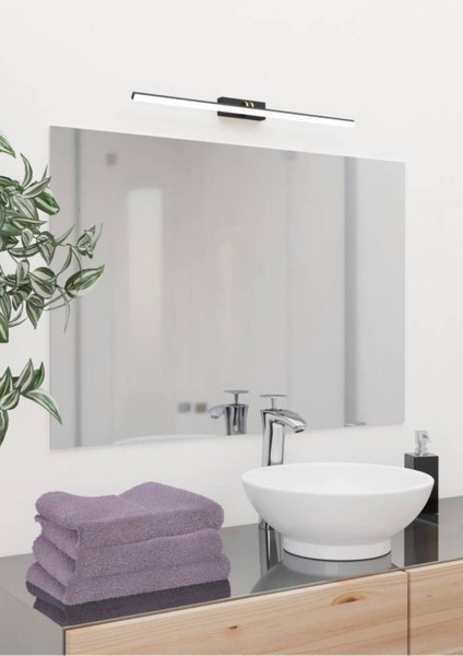 900475 "verdello" Iç Mekan LED Ayna Üzeri Aplik Siyah Beyaz 60CM Uzunluğunda IP44