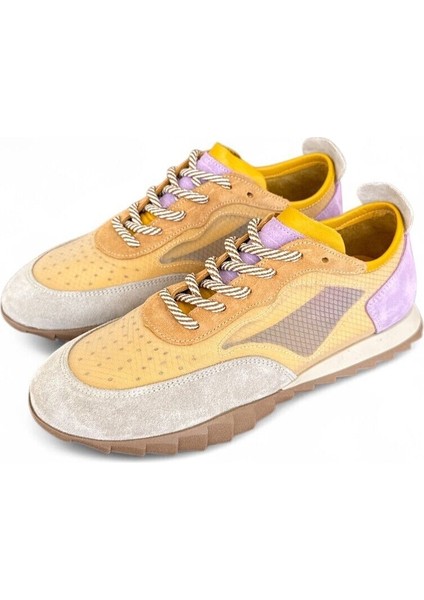 Trenox Multicolor Süet Hakiki Deri Fashion Kadın Sneaker