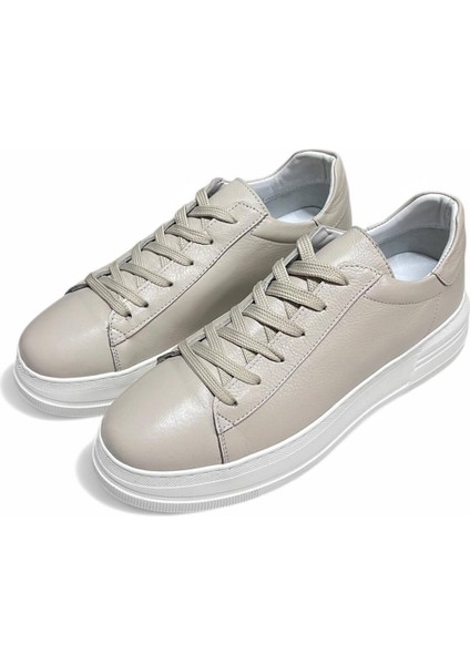 Nova Bej Hakiki Deri Basic Kadın Sneaker