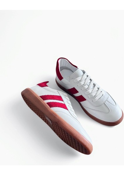 Ruby Beyaz Hakiki Deri Günlük Kadın Sneaker fırsatları
