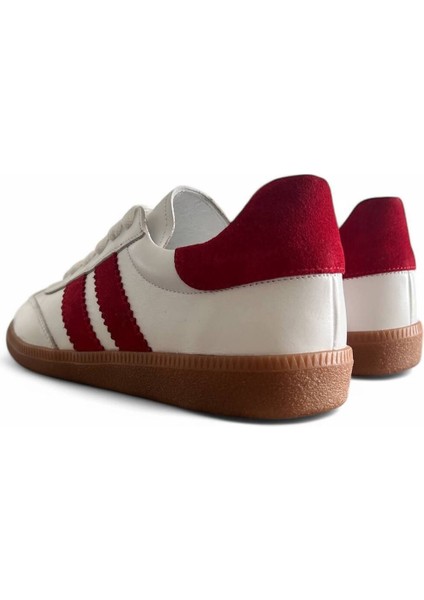 Ruby Beyaz Hakiki Deri Günlük Kadın Sneaker