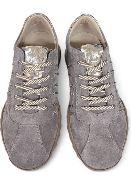 Loreva Vizon Süet Troklu Hakiki Deri Fashion Kadın Sneaker fırsatları