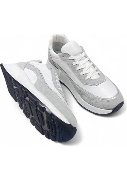 Terra Beyaz Hakiki Deri Fashion Kadın Sneaker modelleri