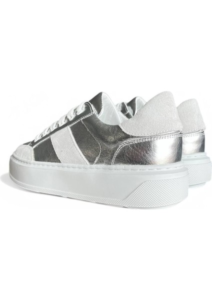 Celestıa Hakiki Deri Basic Gümüş Kadın Sneaker indirimleri