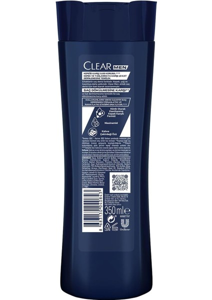 Men Şampuan Kahve Çekirdeği Özü 350 ml