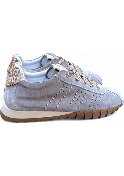 Loreva Buz Gri Süet Troklu Hakiki Deri Fashion Kadın Sneaker fiyatları