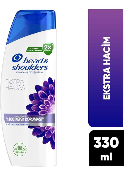 Ekstra Hacim 330 ml Günlük Kullanım Şampuan