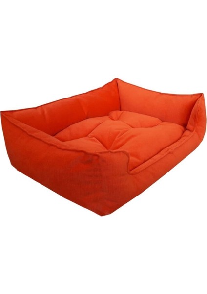 Kırmızı Kedi ve Küçük Irk Köpek Yatağı 50x40x17, Rahat ve Şık Uyku Alanı modelleri